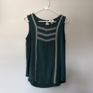 Old Navy Embroidered Tank